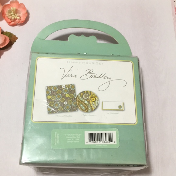 Sealed & New~Vera Bradley Happy Hour Paper Set - Picture 3 of 4